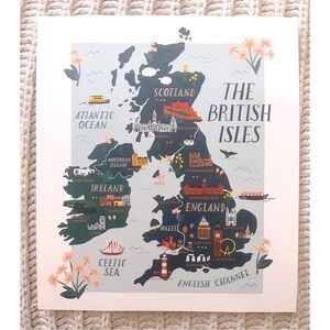 🇬🇧🇮🇪🏴󠁧󠁢󠁳󠁣󠁴󠁿British Isles Art Print Illustration🇬🇧🇮🇪🏴󠁧󠁢󠁳󠁣󠁴󠁿
